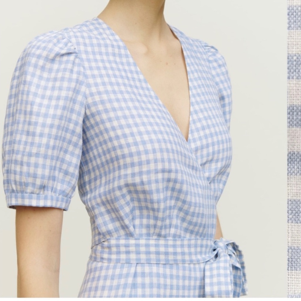 NWT Reformation Linen Dress - Picture 5 of 11